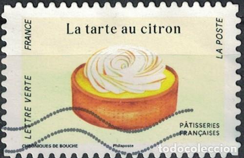 Sellos: France 2024 Oblit&eacute;r&eacute; Used P&acirc;tisseries fran&ccedil;aises La tarte au citron Y&T FR 2479