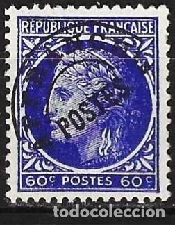 Sellos: Francia 1945 - Mi 678V - YT Po 87 - Ceres de Mazelin ( Precancelado ) MNG