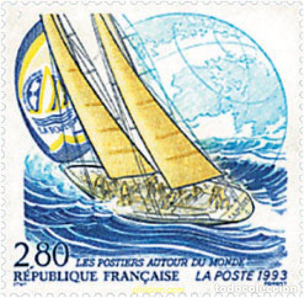 Selos: 65887 MNH FRANCIA 1993 REGATA ALREDEDOR DEL MUNDO