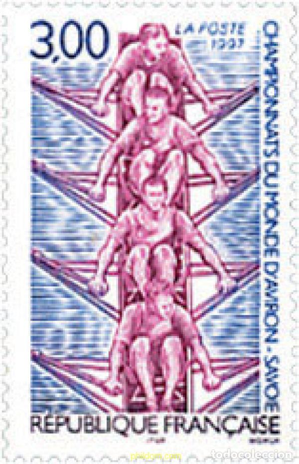 Sellos: 65924 MNH FRANCIA 1997 CAMPEONATOS DEL MUNDO DE REMO EN SAVOIA