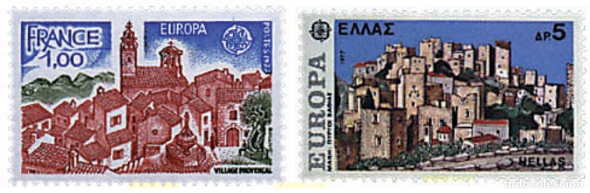 Sellos: 62308 MNH FRANCIA 1977 EUROPA CEPT. PAISAJES