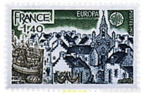 Sellos: 247726 MNH FRANCIA 1977 EUROPA CEPT. PAISAJES