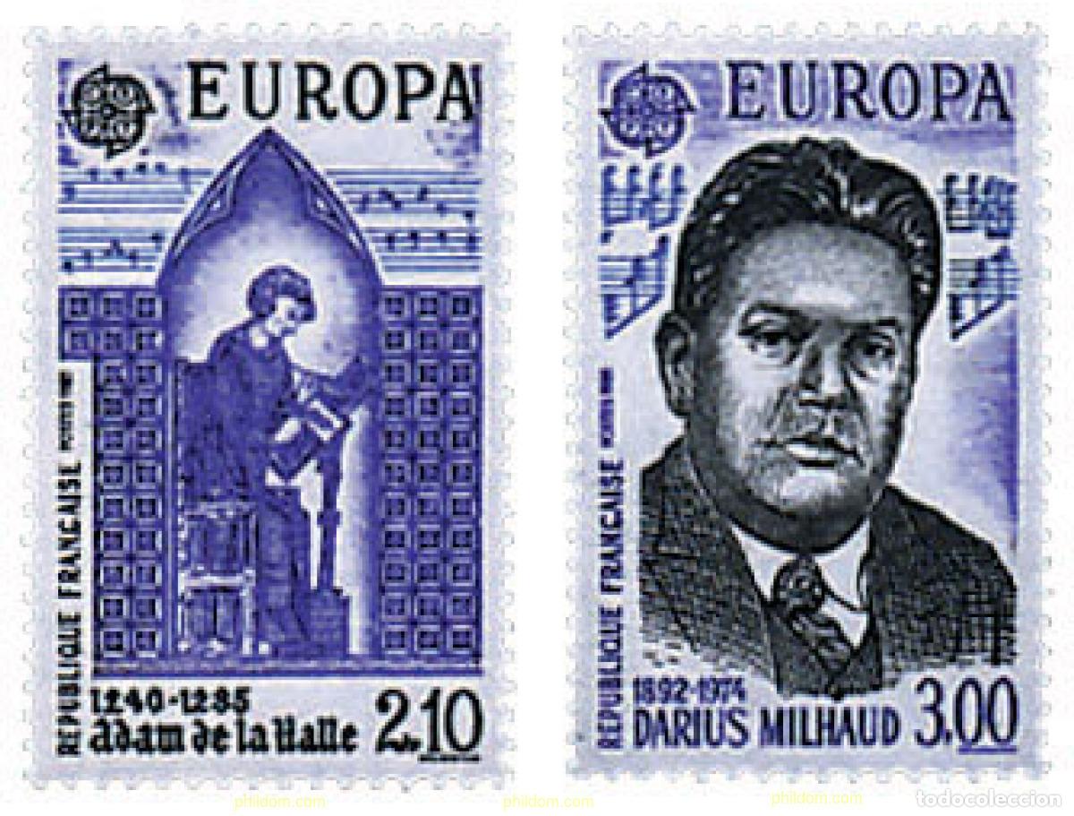 Sellos: 62589 MNH FRANCIA 1985 EUROPA CEPT. A&Ntilde;O EUROPEO DE LA MUSICA