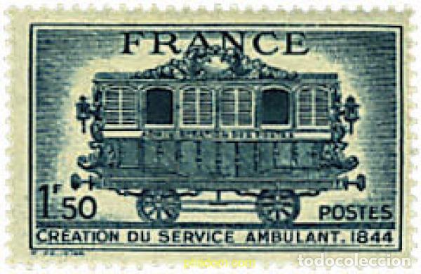 Briefmarken: 59704 MNH FRANCIA 1944 CENTENARIO DEL SERVICIO POSTAL AMBULANTE