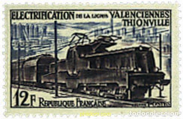 Briefmarken: 61355 MNH FRANCIA 1955 ELECTRIFICACION DE LA LINEA VALENCIENNES-THIONVILLE