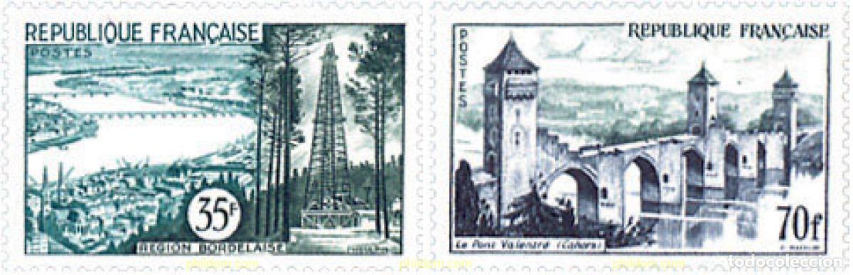 Sellos: 59717 MNH FRANCIA 1957 PAISAJES
