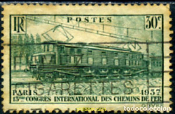 Sellos: 248677 HINGED FRANCIA 1937 13 CONGRESO DEL FERROCARRIL
