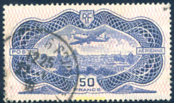 Sellos: 246990 USED FRANCIA 1936 AVION SOBREVOLANDO PARIS