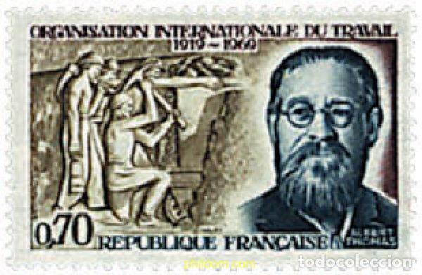 Sellos: 353306 HINGED FRANCIA 1969 50 ANIVERSARIO DE LA OIT (ORGANIZACION INTERNACIONAL DEL TRABAJO)