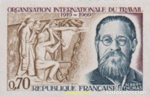 Sellos: 612567 MNH FRANCIA 1969 50 ANIVERSARIO DE LA OIT (ORGANIZACION INTERNACIONAL DEL TRABAJO)