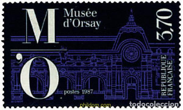 Sellos: 59730 MNH FRANCIA 1986 INAUGURACION DEL MUSEO DE ORSAY