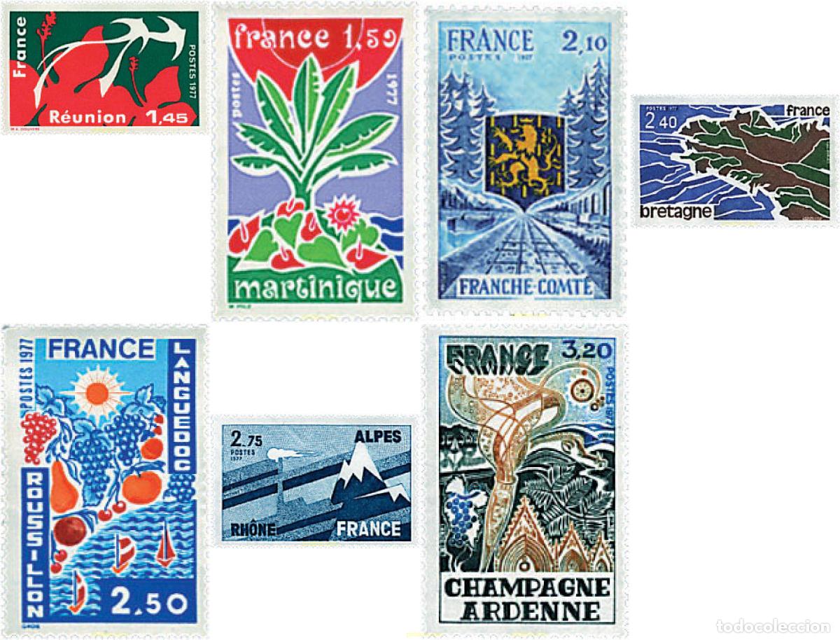 Sellos: 362488 MNH FRANCIA 1977 REGIONES DE FRANCIA. FRANCO CONDADO
