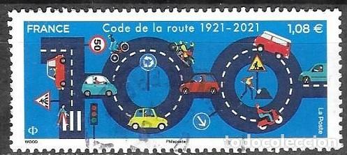 Sellos: SELLO USADO DE FRANCIA 2021, YT 5493
