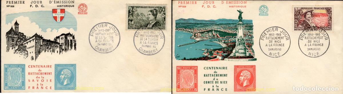 Sellos: 15728 MNH FRANCIA 1960 CENTENARIO DE LA INCORPORACION DEL DUCADO DE SABOYA Y DEL CONDADO DE NIZA