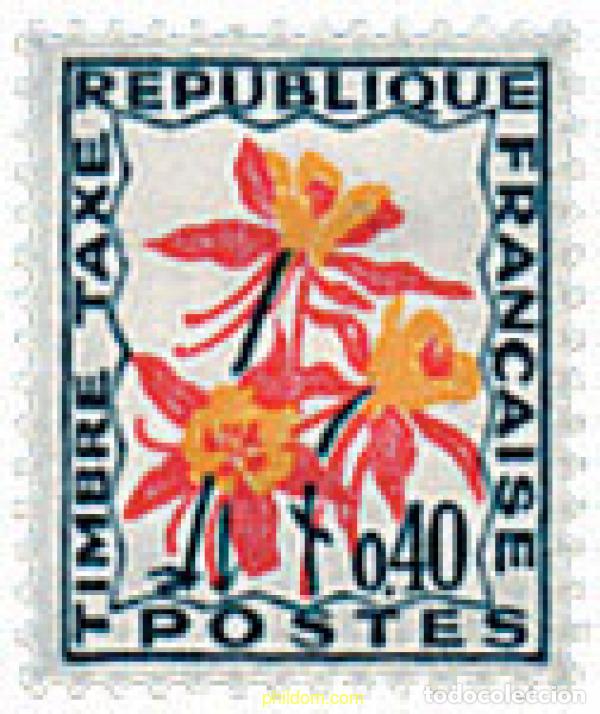 Sellos: 248151 MNH FRANCIA 1964 FLORES SILVESTRES