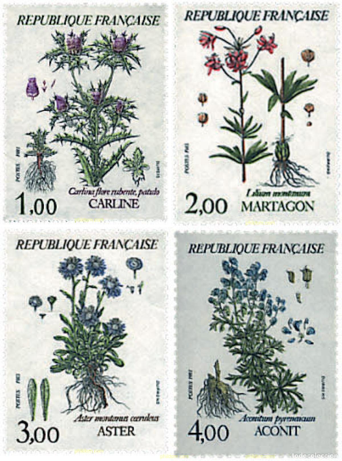 Sellos: 89311 MNH FRANCIA 1983 FLORES DE MONTA&Ntilde;A