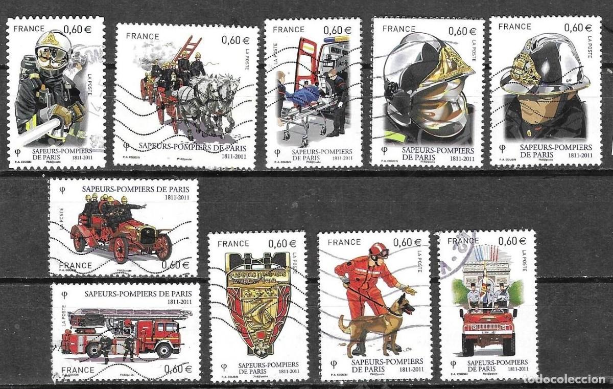 Sellos: SELLOS USADOS DE FRANCIA 2011, YT 4582/ 91