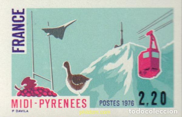 Sellos: 595833 MNH FRANCIA 1976 REGIONES DE FRANCIA. MIDI-PIRINEOS