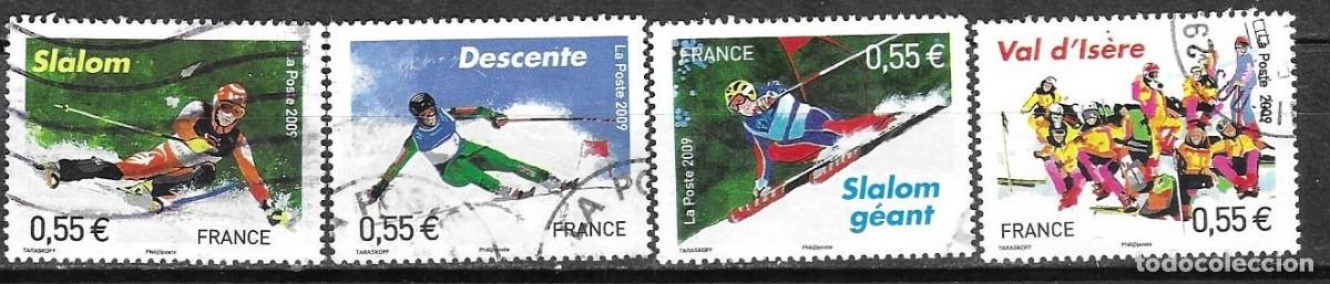 Sellos: SELLOS USADOS DE FRANCIA 2009, YT 4330/ 33