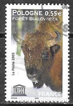 Sellos: SELLO USADO DE FRANCIA 2005, SERVICIO YT 132