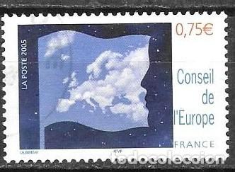 Sellos: SELLO USADO DE FRANCIA 2005, SERVICIO YT 131