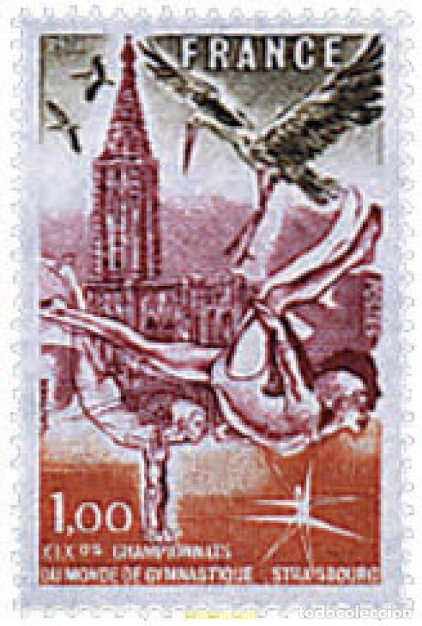 Sellos: 65775 MNH FRANCIA 1978 XIX CAMPEONATOS DEL MUNDO DE GIMNASIA