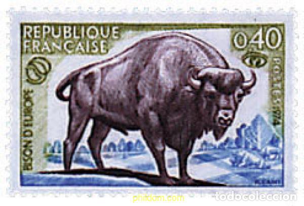 Sellos: 65663 MNH FRANCIA 1974 PROTECCION DE LA NATURALEZA