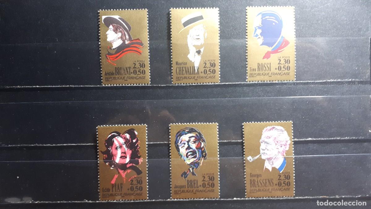 Sellos: FRANCIA. A&Ntilde;O 1990. **. YVERT 2649/54