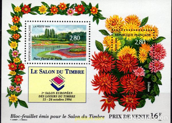 Sellos: 244201 MNH FRANCIA 1994 PRIMER SALON EUROPEO DEL SELLO