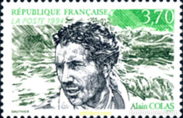Sellos: 124260 MNH FRANCIA 1994 HOMENAJE A ALAIN COLAS