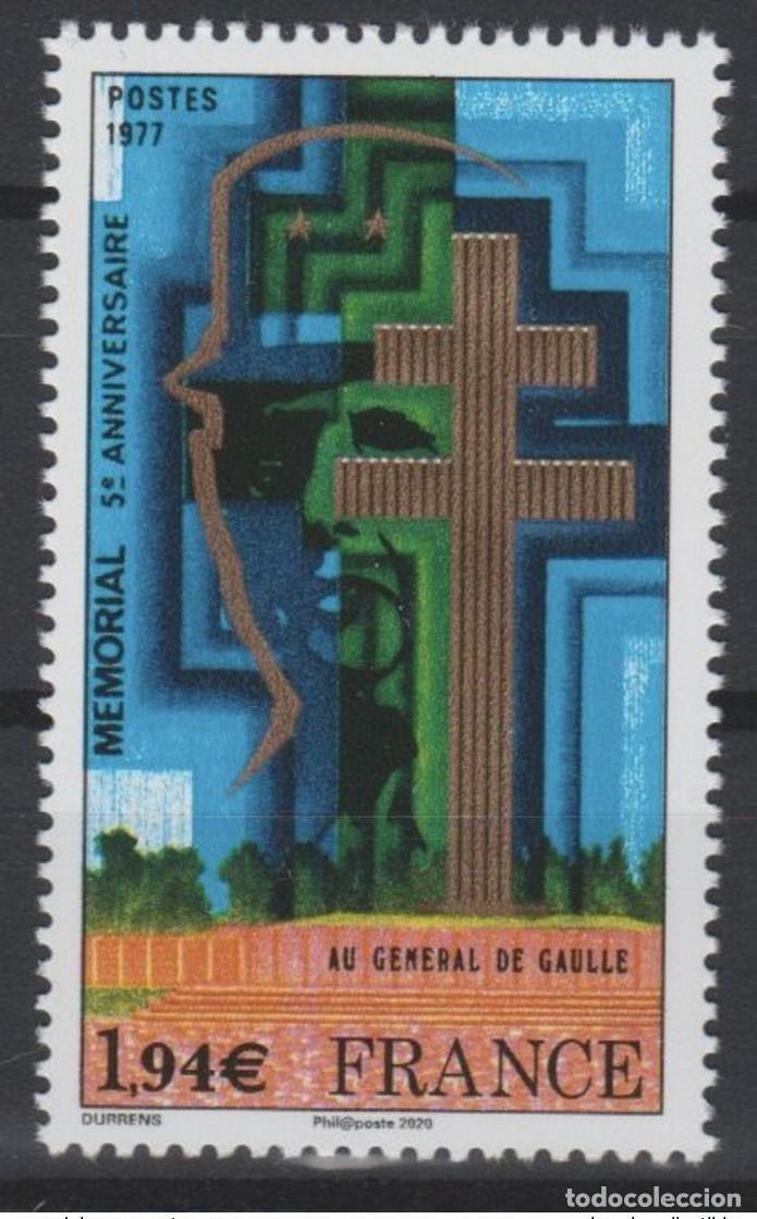 Sellos: Francia 2020 Monumento al General de Gaulle 50 a&ntilde;os grabado en la historia 36150 ex **