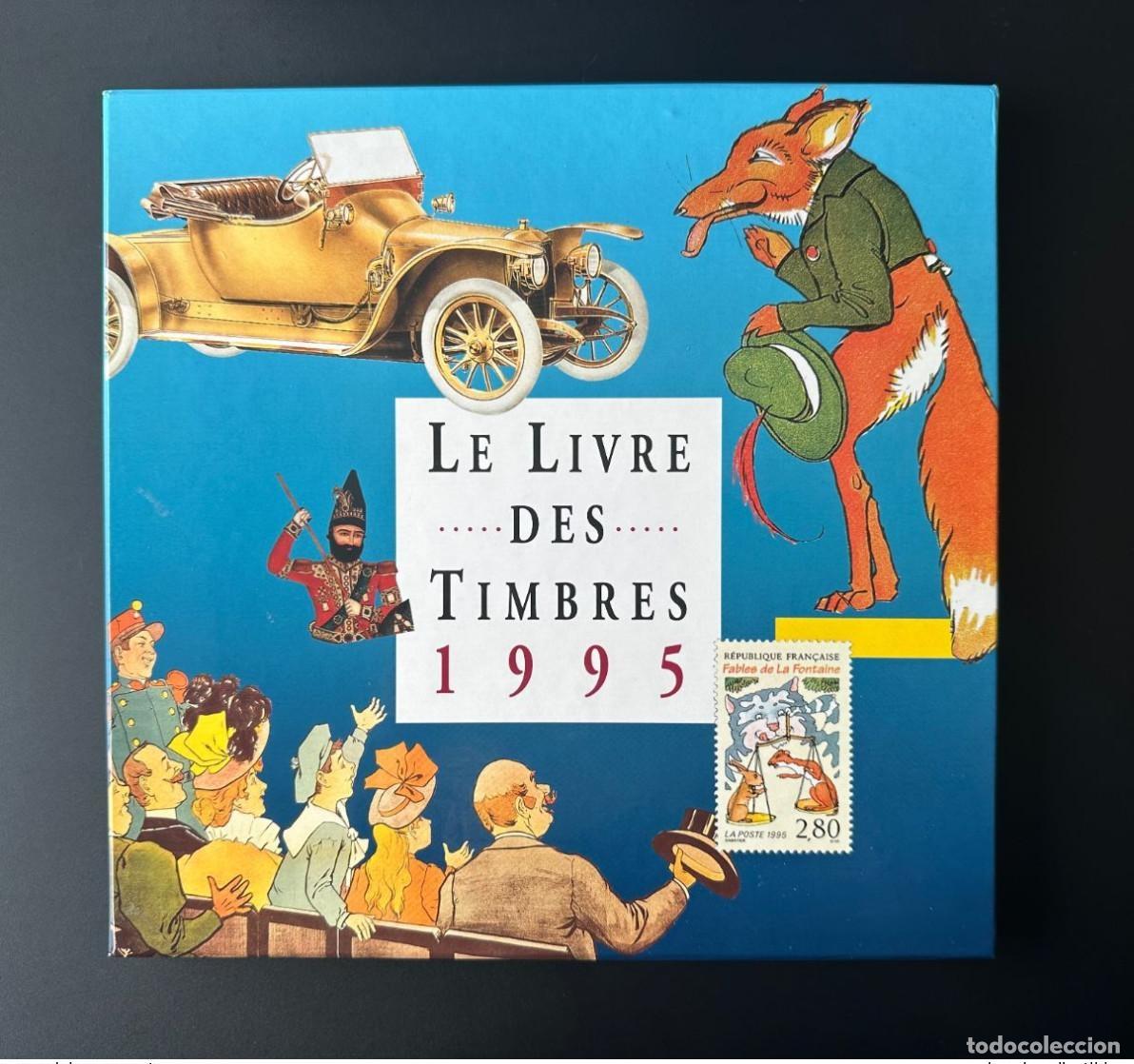 Sellos: Libro completo de sellos del a&ntilde;o 1995 Francia: Jahrbuch