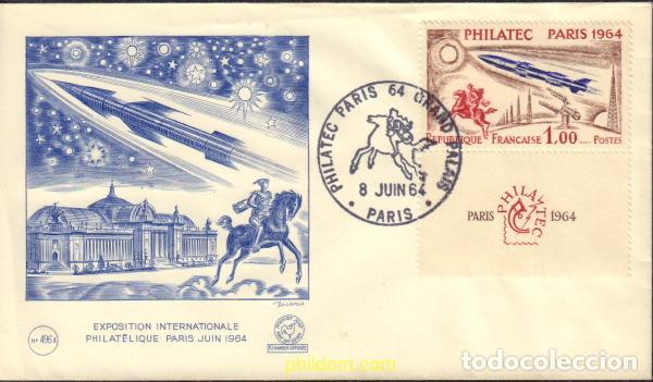 Sellos: 540900 MNH FRANCIA 1964 EXPOSICION FILATELICA INTERNACIONAL DE PARIS