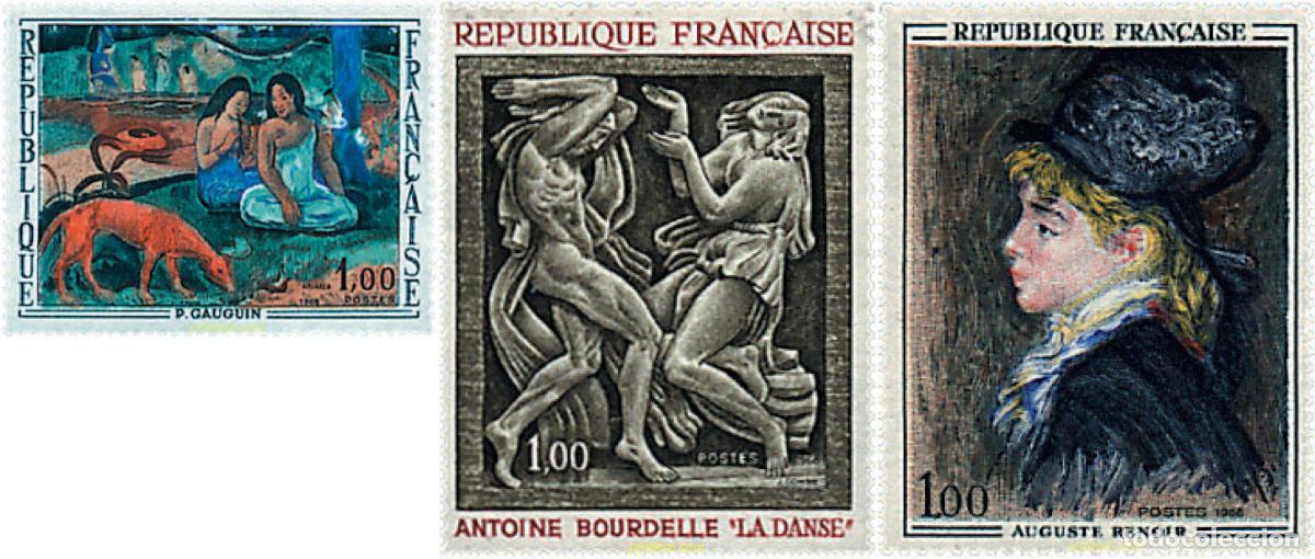 Sellos: 88255 MNH FRANCIA 1968 OBRAS DE ARTE
