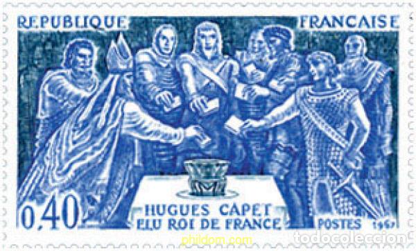 Sellos: 245307 MNH FRANCIA 1967 REYES DE FRANCIA