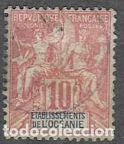 Sellos: SELLO USADO DE OCEANIA FRANCESA 1900, YT 15