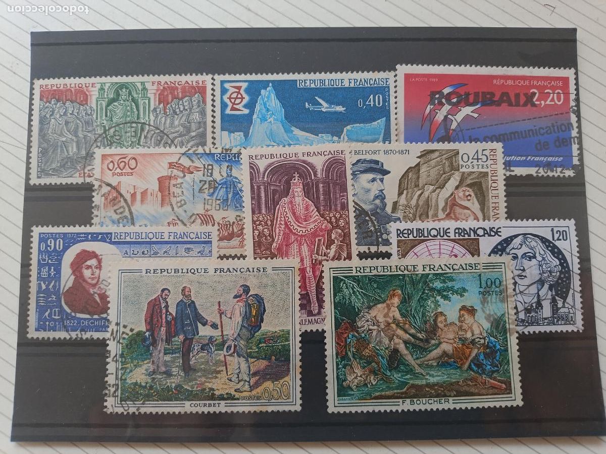 Sellos: Francia, lote de sellos
