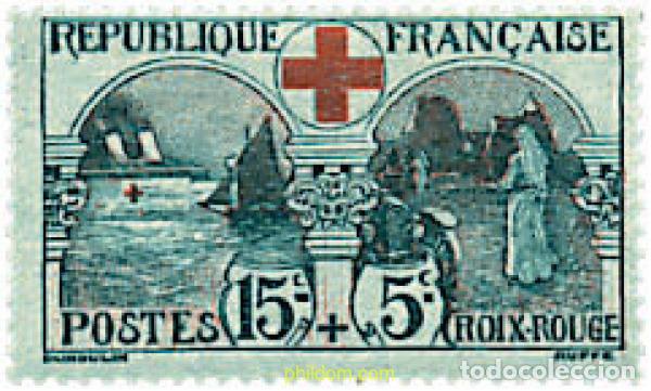 Sellos: 612593 HINGED FRANCIA 1918 PRO CRUZ ROJA