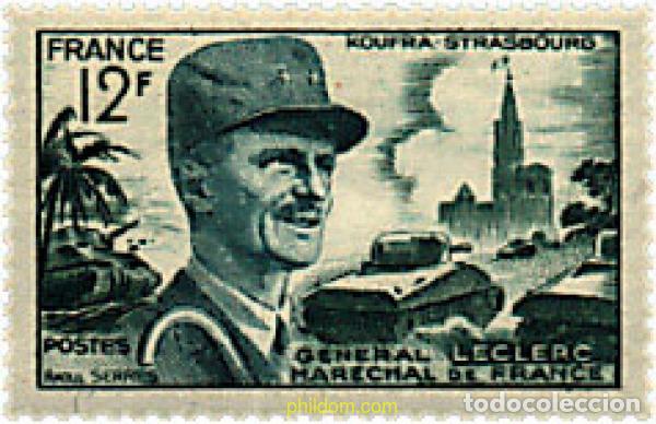 Sellos: 41068 MNH FRANCIA 1954 MARISCAL LECLERC