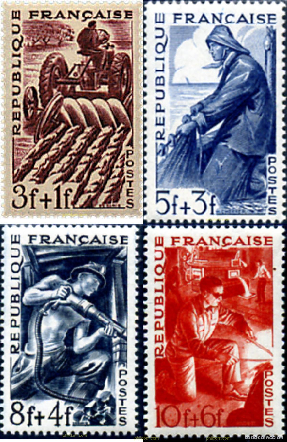 Sellos: 247205 HINGED FRANCIA 1949 OFICIOS