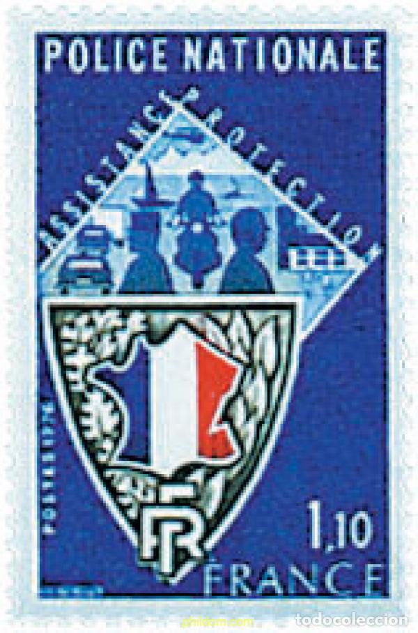 Sellos: 48635 MNH FRANCIA 1976 POLICIA NACIONAL