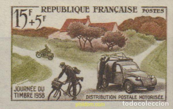 Sellos: 578241 MNH FRANCIA 1958 DIA DEL SELLO