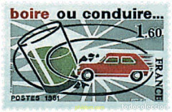 Sellos: 41089 MNH FRANCIA 1981 SEGURIDAD VIAL