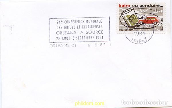 Sellos: 265816 USED FRANCIA 1981 SEGURIDAD VIAL