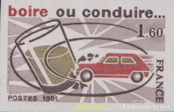 Sellos: 612613 MNH FRANCIA 1981 SEGURIDAD VIAL