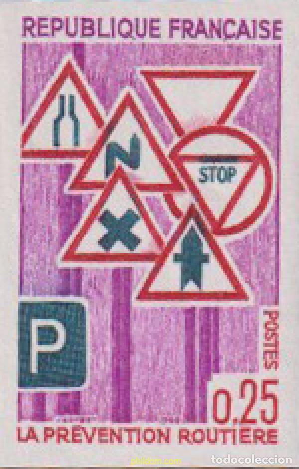 Sellos: 612564 MNH FRANCIA 1968 SEGURIDAD VIAL