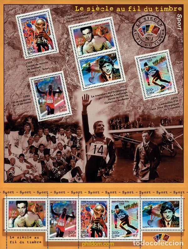 Sellos: 88454 MNH FRANCIA 2000 EL DEPORTE EN EL SIGLO XX