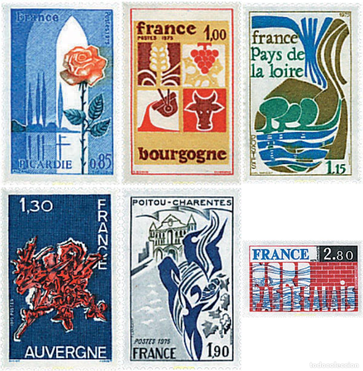 Sellos: 88263 MNH FRANCIA 1975 REGIONES DE FRANCIA. PAIS DEL LOIRA