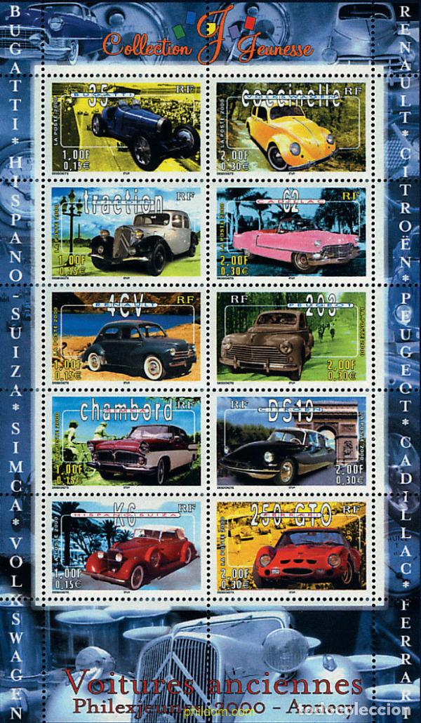 Sellos: 88566 MNH FRANCIA 2000 PHILEXJEUNESSE 2000. EXPOSICION FILATELICA