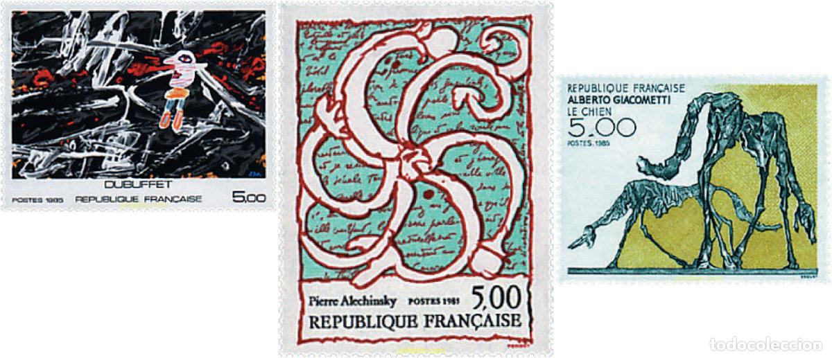 Sellos: 49638 MNH FRANCIA 1985 OBRAS DE ARTE